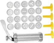 FUNNETOYU 1Set Cookie Press Tool Kit Biscuit Maker and Decoration for Baking Ergonomic Design Easy to Clean Cookie Piping Maker for Home Use