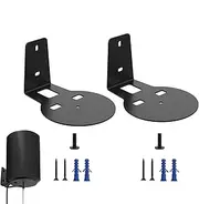 Wall Speaker Bracket, Bookshelf Speaker Mounting Brackets, Heavy Duty Home Soundbar Bracket for Bedroom, Hotel, Cafe