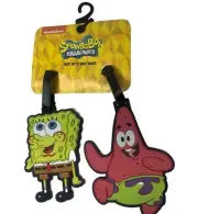 Nickelodeon SpongeBob And Patrick Luggage Tag Set - NWT