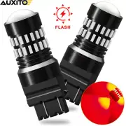 3157 Strobe LED Flashing Brake Blinking Light Parking Safety Warning Bulbs D (for: Renault)