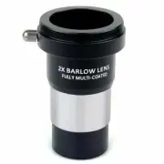 1.25" 2x Barlow Lens FMC M42x0.75 Thread Camera for Telescope Eyepieces