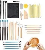 Pottery Tool Kit, Adults Pottery Kit Ceramic Making Set | Versatile Clay Modeling Device Sculpting Supplies for Shaping Refining Grinding
