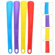 4 Pcs Shoehorns for Men Tying Practice Lifter Nail Tools Art