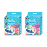 2x Avenir Lacing My First Charm Sea Friends Kids/Toddler Art/Craft Activity 3y+