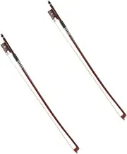 ERINGOGO 2Pcs Violin Bow Replacement Professional Bow for Student Practice Lightweight and Stiff Hair for Enhanced Sound and Control for Beginners and Music Lovers