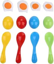 Egg and Spoon Race Game for Kids – Fun Outdoor Educational Balance Toy for Parties and Events