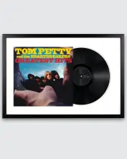 Framed Tom Petty Greatest Hits Double Vinyl Album Art