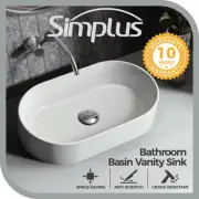Simplus Bathroom Basin Ceramic Sink Vanity Basins Bowl Above Counter Hand Wash