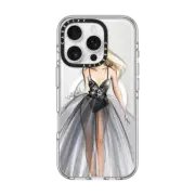 iPhone 16 Pro Clear Case MagSafe Compatible Clara (Fashion Illustration Transparent Case)