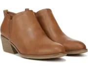 Dr. Scholl's Laurel Boot Women's US 8.5 Brown Almond Toe Ankle Bootie KHD1899
