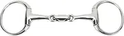 Horse Snaffle Bit,Horse Bits,125mm Premium Stainless Steel O Snaffle Bits for Horses,Anti Biting Loose Snaffle for Horse Farm