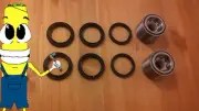 Subaru Impreza 4WD (Non-STi) Rear Wheel Hub Bearings & Seals Kit PAIR TWO 02-07 (for: Subaru)