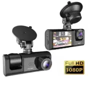 Dash Cam Vision Loop Recording 1080P 3 Cameras
