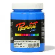 AquaGlow UltraPrint Light Blue Fabric Ink - 300 mL: Vibrant, Long-lasting Screen