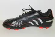CARLTON FC : BRYCE GIBBS HAND SIGNED PUMA FOOTBALL BOOT UNFRAMED