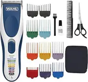 Wahl Hair Clippers for Men, Colour Pro Cordless Head Shaver Men's Hair Clippers with Colour Coded Clipper Guides