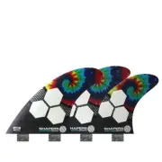 Shapers Fins - Spectrum AM3 Tri-Quad-5 Fin (fits FCS1 base) - Small - Surfboard
