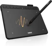 Drawing Tablet S640 Digital Graphics Pad with Battery-Free Stylus Tilt Function