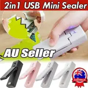 Portable Mini Heat Sealing Machine USB Rechargeable Food Sealer Plastic Bag D2