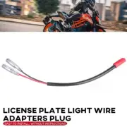 2 Wires License Plate Light Adapter Leads Connector For 200 250 390 ADV RC Duke