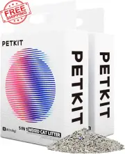 PETKIT Mixed 5 in 1 Cat Litter,Strong Clumping Cat Litters,Odor Control and Unsc