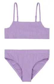 Billabong In the Loop Two-Piece Swimsuit in Peaceful Lilac at Nordstrom, Size 12