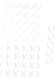 [WEKAMOS] Earring Support Patches 50pcs Silicone Earring Back Cover Flat for Jewelry Making Soft Silicone Replacements