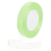 50 Yards Organza Ribbon 5/8" Light Yellow Chiffon Ribbon for Flower Decoration