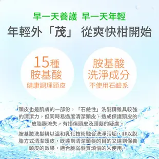 【AFC 日本原裝進口】爽快柑胺基酸洗髮精補充包500ML(十週年配方升級/專業養護/熱銷300萬瓶)