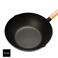 在飛比找momo購物網優惠-【HOLA】炙鐵炒鍋30cm