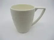 WEDGWOOD JASPER CONRAN IMPRESSIONS - WHITE - MUG - 4 1/4" 0607F