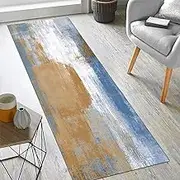 Long Narrow Hallway Runner Rugs, Soft Non Slip Easy to Clean Corridor Entryway, Washable Kitchen Carpets Runner Mats 80x450cm 100x150cm(3.3ft×3.3ft/100×100cm)