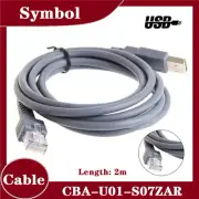 Barcode Scanner 6ft USB Cable 2m for Symbol LS2208 LS4208 DS9208 CBA-U01-S07ZAR