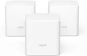 Tenda Nova MW5G Whole Home Mesh WiFi System - Dual Band Gigabit AC1200 Router Replacement for SmartHome,Compatible with Alexa for 3500 sq.ft Coverage (3 Pack)