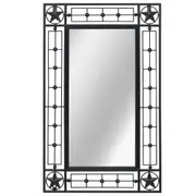 Wall Mirror Rectangular 50x80 cm Black vidaXL