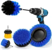 AstroAI Drill Brush Attachment Set 6 Pack-Power Scrubber Cleaning Kit Blue Gift