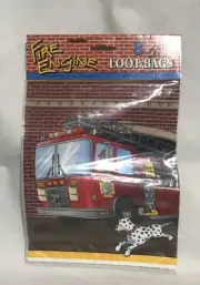 Fire Engine Loot Bags- 8 pack-B7