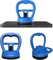 Suction Cups 2 Pieces - Glass Lifter, Dent Puller and Opening Tool for Electronic Devices up to 22 lb – Heavy Duty Vacuum Lifter – Vacuum Cup - Small Suction Cups – Blue