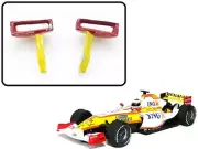 Scalextric W9924 Wing Mirrors Renault F1 2009 #8 Piquet #7 Alonso C2988 C2987