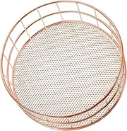WEKADRIN Wire Storage Basket Organizer Versatile Bin for Bathroom Kitchen Ventilated Design Easy Grip Handle for Home Storage Organization Needs