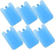 for Cooler 6 Pack Ice Pack Sets Freezer Trays Reusable Cube Bags Cool for Lunch Boxes