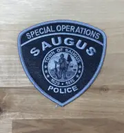 Saugus MA Police Department Special Operations SWAT Patch - New