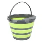 10L Folding Washing Machine Portable 24W Machine USB+10l Green Bucket