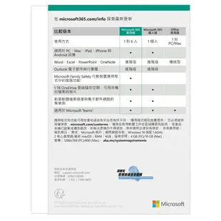 微軟 Microsoft Office 365 Home 家用版一年盒裝