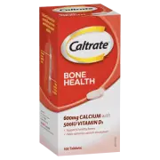 Caltrate Bone Health 100 Tablets Supports Healthy Bones & Calcium Absorptions