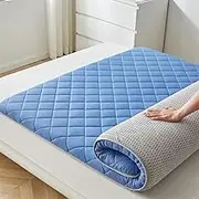 Japanese Floor Mattress Portable Foldable Sleeping Mat Roll-up Tatami for Camping, Dormitory, Guest Bed, Floor Sleeping Pad, Ideal for Single/Queen/King Sizes UE-MAOLU(B,120x200cm)
