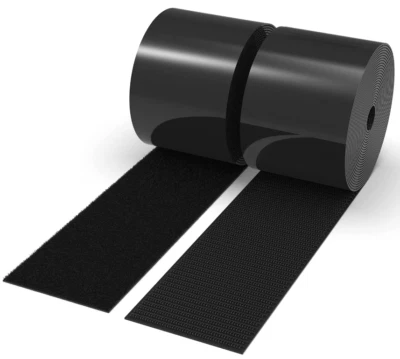 Self-Adhesive Hook and Loop Tape - 15ft x 2 inch Wide - Heavy Duty Sticky Bac...
