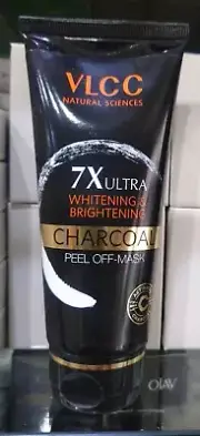 VLCC 7X Ultra WhiteningBrightening Charcoal Peel OffMask 1 Product 7 Benefits