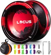 Responsive Yoyo for Kids, Professional Yoyo V6 Locus, Dual Purpose Metal Yo Yo w