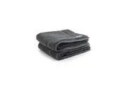 2pc Onkaparinga 60x90cm Cotton Flinders Premium Bath Mats Set 800GSM Charcoal